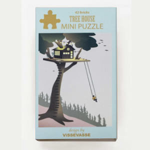 VISSEVASSE puslespil - House Tree Mini