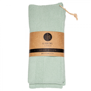 By LOHN håndklæde/viskestykke  Mint Green 35*50 cm (2 stk)