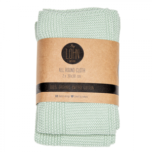 By LOHN Cloth/klud Mint Green 30*30 cm (2 stk.)
