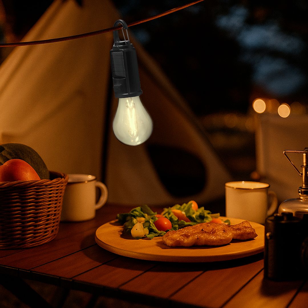 LED Pære m/solceller - Billede 2