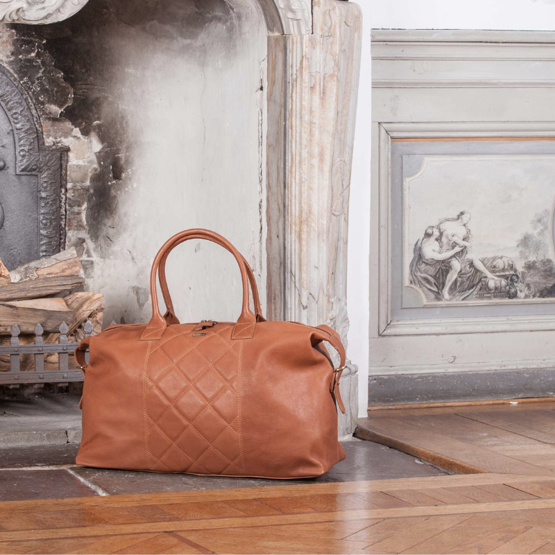 Bon Gôut - Travelbag Quilt (Cognac) - Billede 2