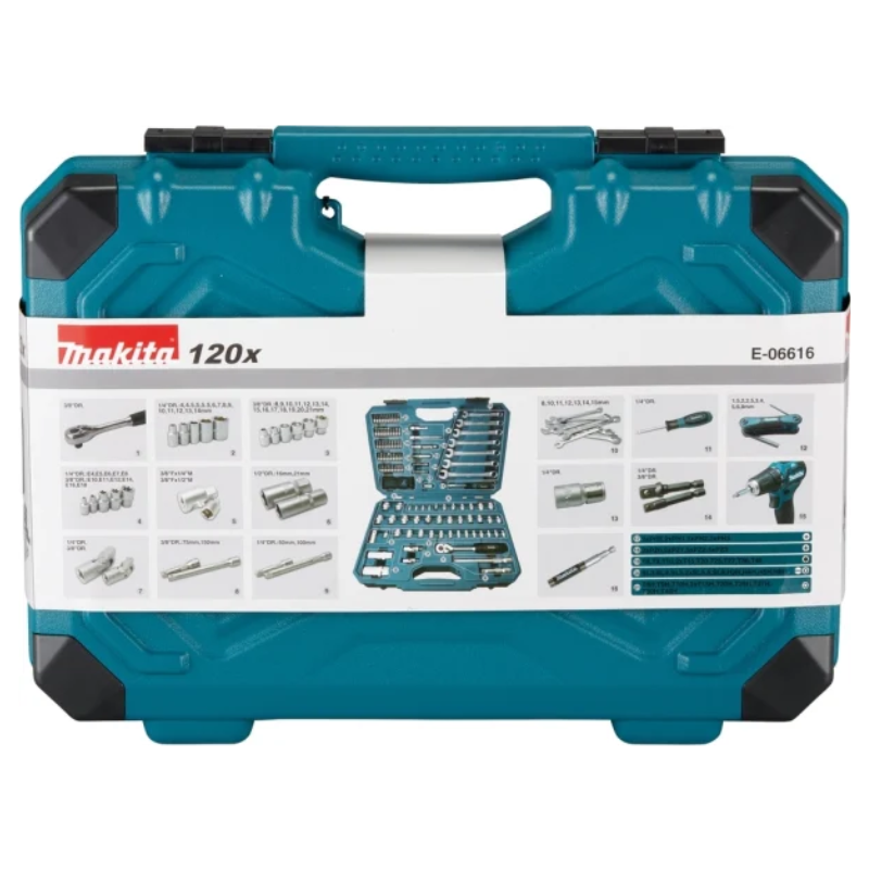 Makita Topnøglesæt 120 dele - Billede 2