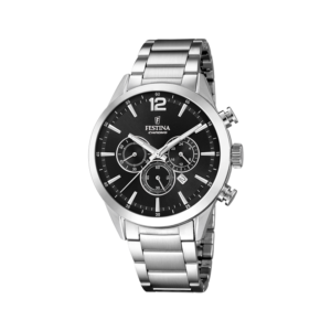 Festina Chronograph, Sort skive, F20343/8